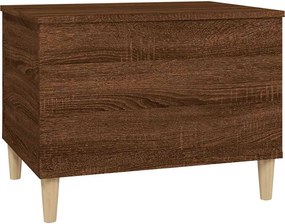 vidaXL Τραπεζάκι Σαλονιού Καφέ Δρυς 60x44,5x45 εκ. Επεξεργασμένο Ξύλο