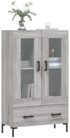 vidaXL Ντουλάπα Γκρι Sonoma 69,5 x 31 x 115 εκ. από Επεξεργασμένο Ξύλο