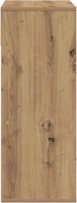 vidaXL Βιβλιοθήκη Αρτισιανή Δρυς 66x31x80 εκ. Επεξεργ. Ξύλο