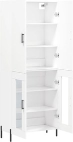 vidaXL Ντουλάπι Λευκό 69,5x34x180 εκ. από Επεξεργασμένο Ξύλο