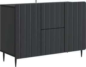vidaXL Πλαϊνό γραφείο Μαύρο 89 x 34,5 x 62 εκ. Επεξεργασμένο Ξύλο
