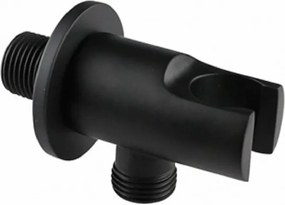 Demm 4133N Black Matt - Παροχη Νερου με Στηριγμα Τηλεφωνου