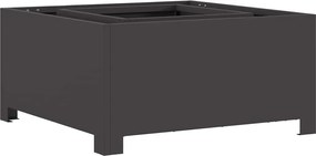 vidaXL Φωτιά Μαύρο 60 x 60 x 30 cm Ατσάλι