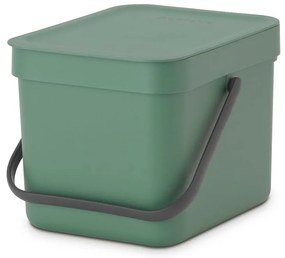 Brabantia 1003233 Κάδος απορριμμάτων Sort&amp;Go 6L, Fir Green