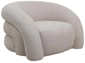 Πολυθρόνα Lexy κρεμ ύφασμα 99x88x62εκ 100x89.5x60 εκ.