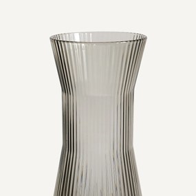 Καράφα από διάφανο γυαλί με ραβδώσεις, Strivi