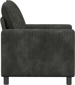 vidaXL Καναπές Ανθρακί 76 x 81 x 87,5 εκ Πολυεστέρας