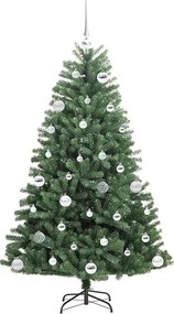 vidaXL Τεχνητό Χριστουγεννιάτικο Δέντρο με Άξονα Πράσινο 150 cm