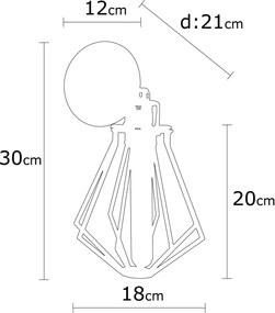 Wall Lamp Oylat - N-1042 Black
Bronze