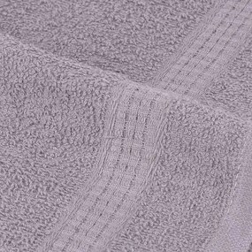 vidaXL Πετσέτες FROGN 10 τεμ. Γκρι 100x200 εκ. 360 γρ./μ²
