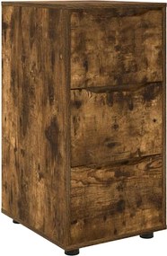 vidaXL Ντουλάπι αποθήκευσης Καπνιστό Δρύς 40 x 48 x 81 εκ