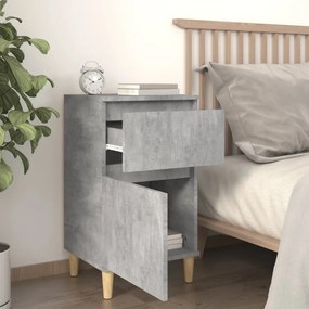 vidaXL Κομοδίνο Γκρι Σκυροδέματος 40x35x70 εκ.
