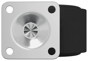 vidaXL Στρόφιγγα 2 pcs Μαύρο 54 mm Σίδηρος και PP