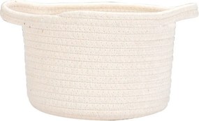 Καλάθι Αποθήκευσης (Φ18x13) Estia Blanca Λευκό 02-29616