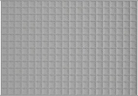 vidaXL Κουβέρτα Βαρύτητας Γκρι 140 x 200 εκ. 10 κ. Υφασμάτινη