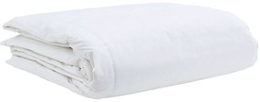 vidaXL Κουβέρτες & Κουβέρτες Λευκό 155 x 220 εκ. Πούπουλο