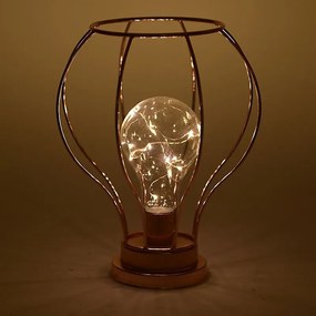 Επιτραπέζιο διακοσμητικό φωτιστικό LED σε Χρυσό Χρώμα 20x20x24cm