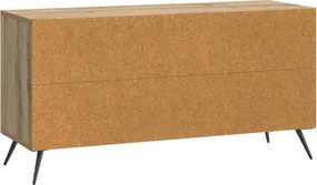 vidaXL Ντουλάπι TV Artisan Δρυς 99 x 34,5 x 50 εκ. Επεξεργασμένο Ξύλο