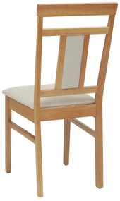 vidaXL Καρέκλα τραπεζαρίας 2 pcs Φυσικό και Ανοιχτό