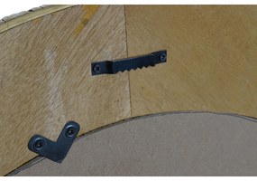 Τοίχο καθρέφτη Home ESPRIT Φυσικό Τροπικό 80 x 7 x 80 cm