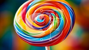 Σετ των 2 Intra Συλλεκτικό Ξύλινο Παζλ Plywood 4mm - Πολύχρωμο γλειφιτζούρι σε ραβδί Σε Ξύλινο Κουτί - Διαστάσεις: 10x10 cm – 25 κομμάτια