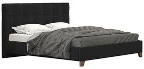 Set of 3 Double Bed EVE and Anatomical Mattress NEXUS 160x200 cm Μαύρο