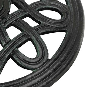 vidaXL Βάση Ομπρέλας Πράσινη 40 x 40 x 32 εκ. από Χυτοσίδηρο