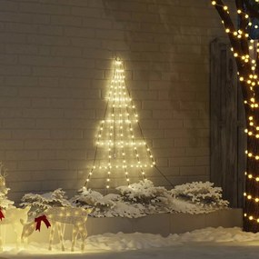 vidaXL Χριστουγεννιάτικο Δέντρο LED με Σφήνες Εδάφους Θερμό λευκό