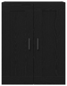 vidaXL Υψηλό έπιπλο Μαύρης Δρυός 69.5x34x180 εκ Μηχανικά κατασκευασμένο ξύλο