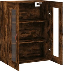 vidaXL Ντουλάπι Τοίχου Καπνιστή Δρυς 69,5 x 34 x 90 εκ.