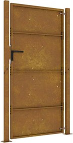 vidaXL Πόρτα Κήπου 100x175 εκ. από Ατσάλι Corten