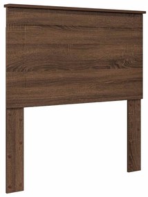 vidaXL Κρεβάτι Αποθήκης Καφέ δρυς 90 x 190 cm Επεξεργασμένο ξύλο