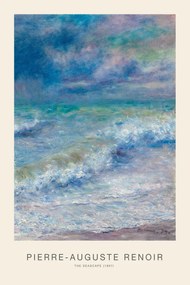 Αναπαραγωγή The Seascape (Vintage Ocean / Seaside Painting) - Renoir, (26.7 x 40 cm)