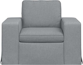 vidaXL Καναπές Ανοιχτό γκρι