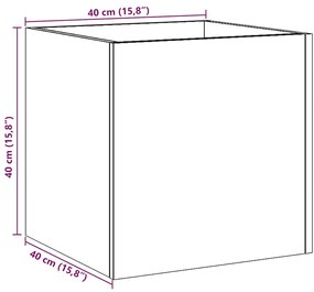 ΚΟΥΤΙ ΓΛΑΣΤΡΑΣ ΠΑΛΙΟ ΞΥΛΟ 40X40X40 CM ΚΑΤΑΣΚΕΥΑΣΜΕΝΟ ΞΥΛΟ 857027