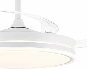 Ανεμιστήρας Οροφής CristalRecord EVO RETRAC Λευκό 72 W