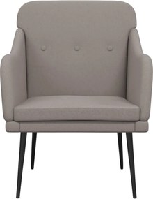 vidaXL Πολυθρόνα Taupe 63 x 76 x 80 εκ. Υφασμάτινη