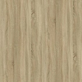 Τραπεζάκι Σαλονιού Sonoma Δρυς 80x45x45 εκ Επεξ. Ξύλο + Σίδηρος 823323