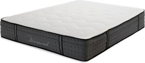 Στρώμα Diamond pakoworld pocket spring+gel memory foam 25-27cm 150x200εκ