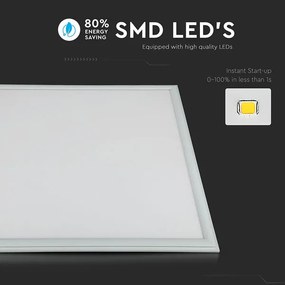 V-TAC Πάνελ LED 36W 230V 120° 4320lm IP20 600x600mm Ψυχρό Λευκό 62396