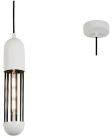 Φωτιστικό Οροφής HM171P8WH 1ΧΕ27 D10XH120 White Aca Decor Metal
