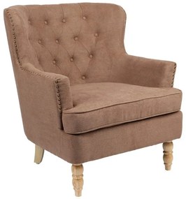 Πολυθρόνα Keisi 255-000065 81,5x84x92,5cm Brown