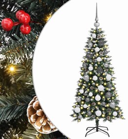 vidaXL Τεχνητό Χριστουγεννιάτικο Δέντρο με 150 LED Πράσινο 120 cm