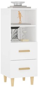vidaXL Ντουλάπι Λευκό 34,5 x 34 x 90 εκ. από Επεξεργασμένο Ξύλο