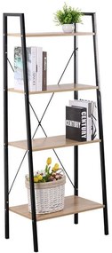 Ραφιέρα 60x32.5x148cm Φ8 Sonoma ZWJ 271-82-002 Mdf,Μέταλλο
