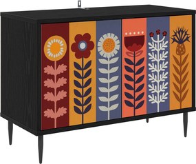 vidaXL Ντουλάπι TV ESSEN 69 x 33 x 50,5 εκ. Μαύρη Δρυς