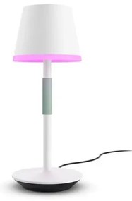 Έξυπνο Φορητό Στεγανό Φωτιστικό Led 6W IP54 RGBW Hue Go Philips Hue-929003128401-Λευκό 929003128401