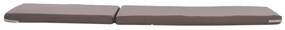 ΜΑΞΙΛΑΡΙ ΞΑΠΛΩΣΤΡΑΣ POLYESTER CHIOS ΓΚΡΙ HM11234.10P 192x58x6 εκ.