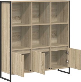 vidaXL Βιβλιοθήκη 99,5 x 30 x 108 εκ. Επεξεργασμένο Ξύλο Σονόμα