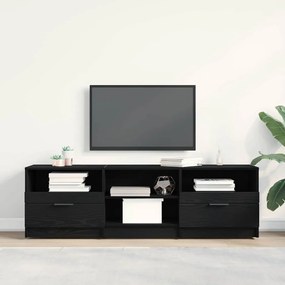 vidaXL Ντουλάπα τηλεόρασης Μαύρο Δρυς 150x33,5x45 εκ Επεξεργασμένο ξύλο